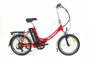 Elektrobicykel skladačka JOY, červená