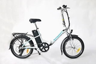 Elektrobicykel skladačka JOY, biela